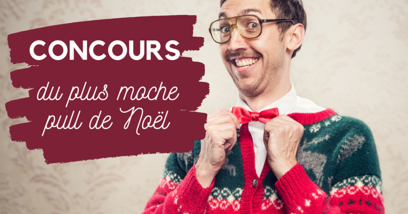 Pull Moche de Noel Nœud de cadeau